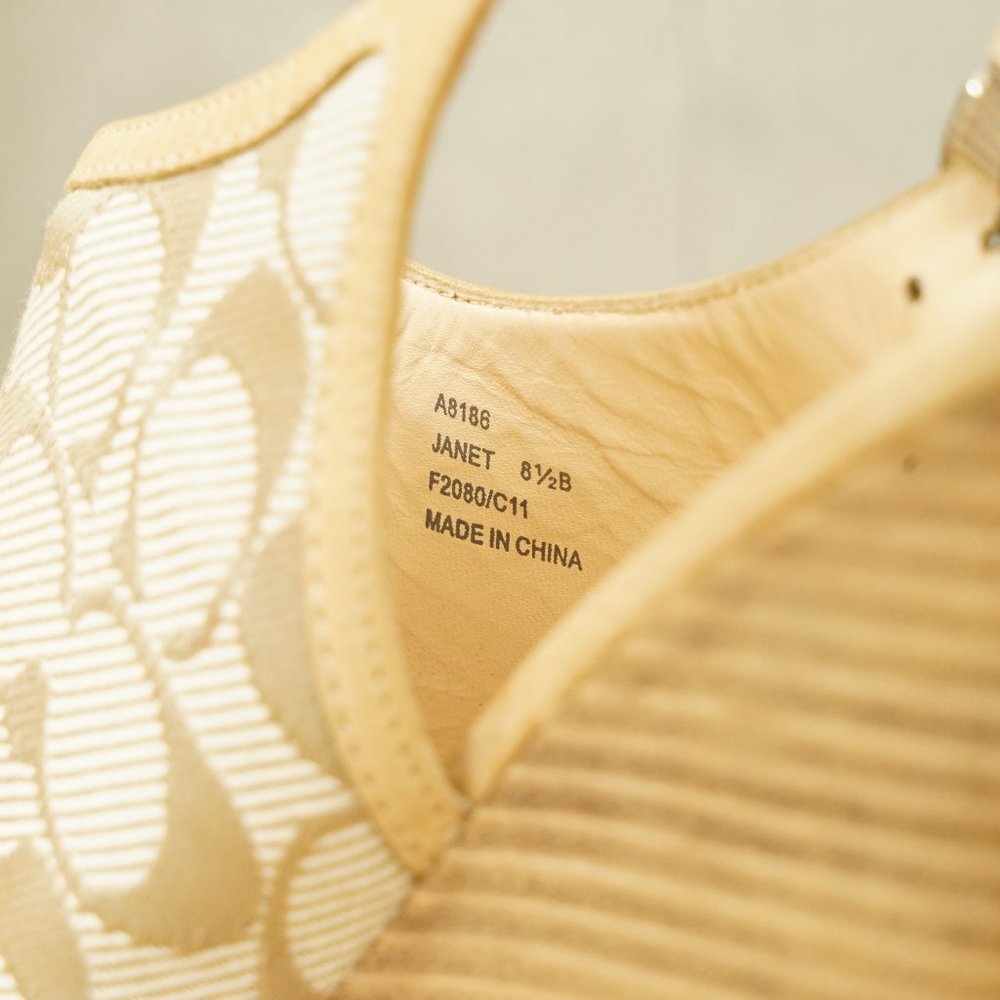 Coach Logo Pattern Wedge Slingback Platform Shoes… - image 8